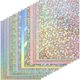 28 Sheets Holographic Cardstock