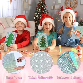 28 Sheets Holographic Cardstock