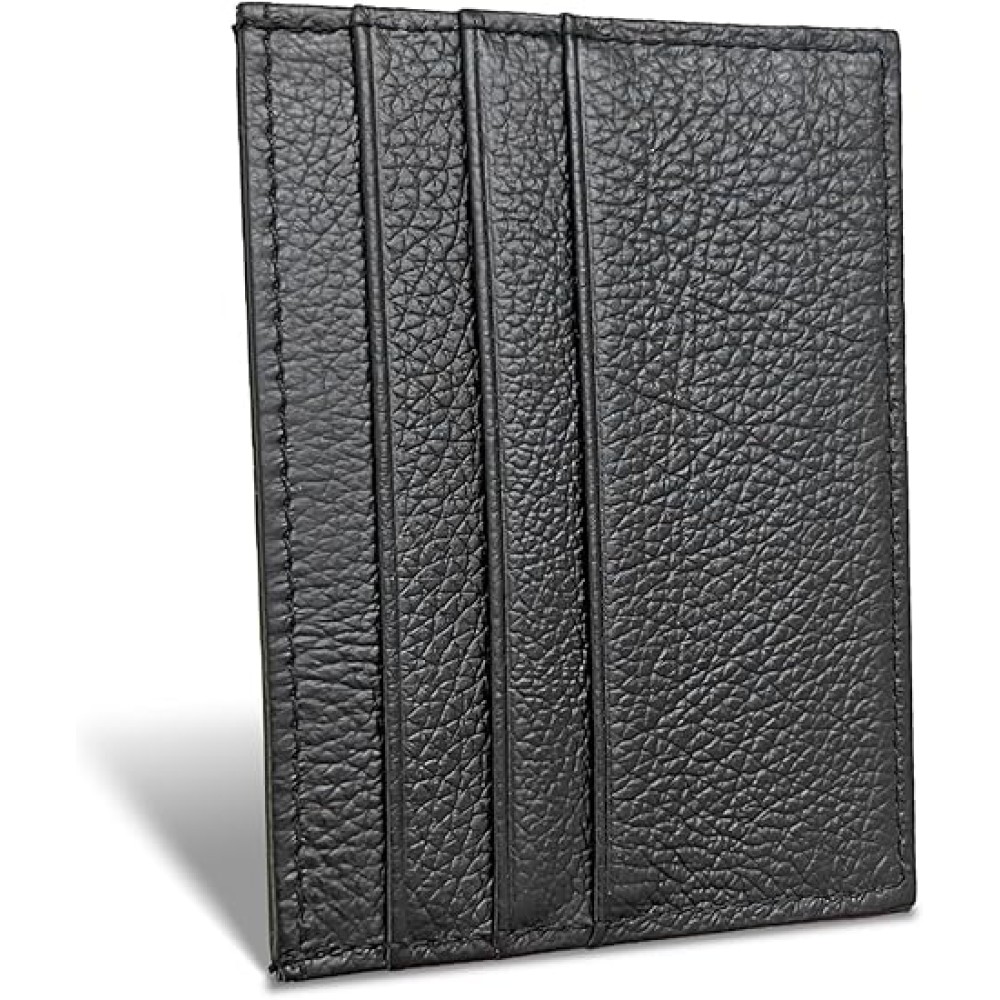 Premium Leather Minimalist Front Pocket Small Wallet