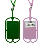 Silicone Phone Card Holder Sleeves with Wrist Strap